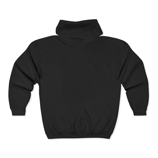 RK LOGO Unisex Full Zip Hooded Sweatshirt