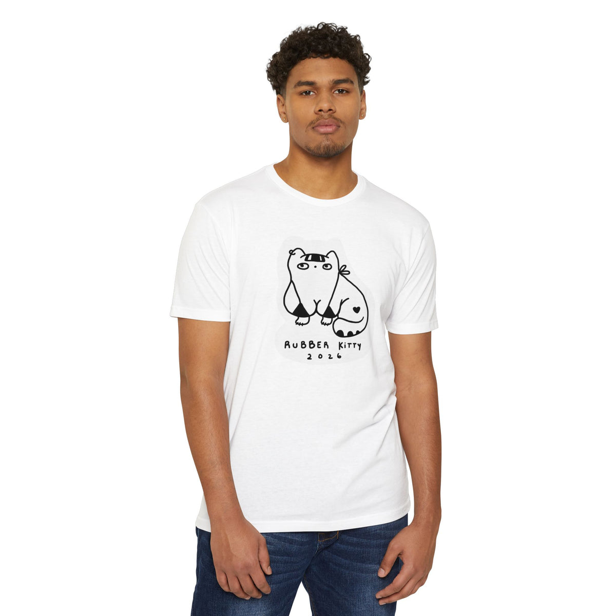 Unisex RUBBER KITTY Jersey T-shirt