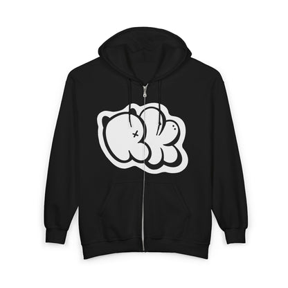 RK LOGO Unisex Full Zip Hooded Sweatshirt